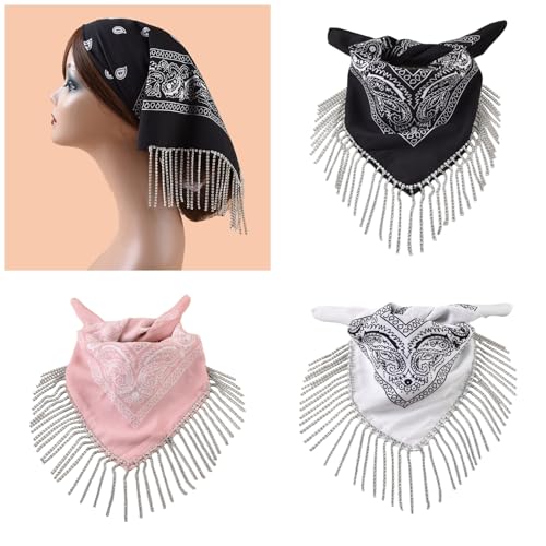 53x53cm Square Cashew Scarf Breathable Hijab Comfortable Neck Gaiter For Fashionable Lady Women Fringed Head Wrap2