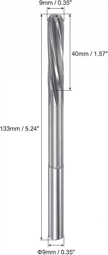 Vista 68 de uxcell Escariadores, 0.669 in H7 4241 de alta velocidad de acero espiral flautas torno máquina escariador fresado cortador