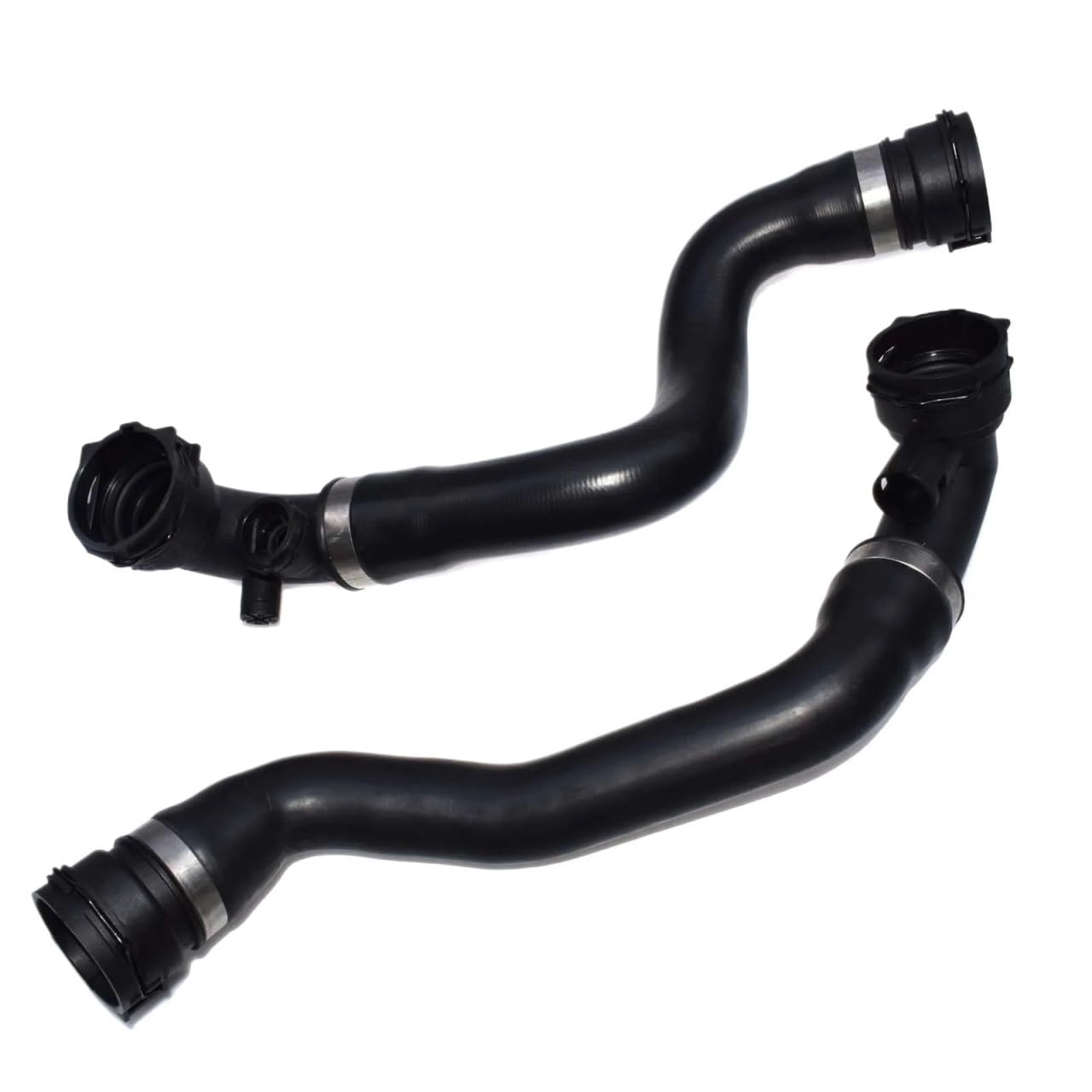 Upper Lower Radiator Coolant Hose Water Pipe for E53 X5 3.0L-L6 2001-2006 Auto Parts(2 pcs)