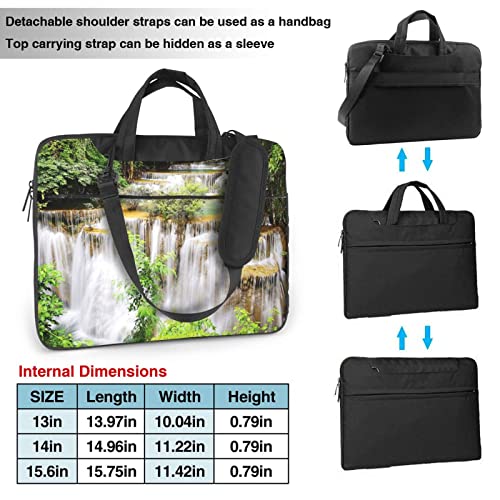 Maletín Tote para portátil con diseño Waterfall 15.6 pulgadas miniatura 3
