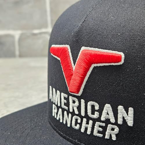 Image of Vexil American Rancher Adjustable Snapback Western Lifestyle Rodeo Southwest Inspired Meshback Hat