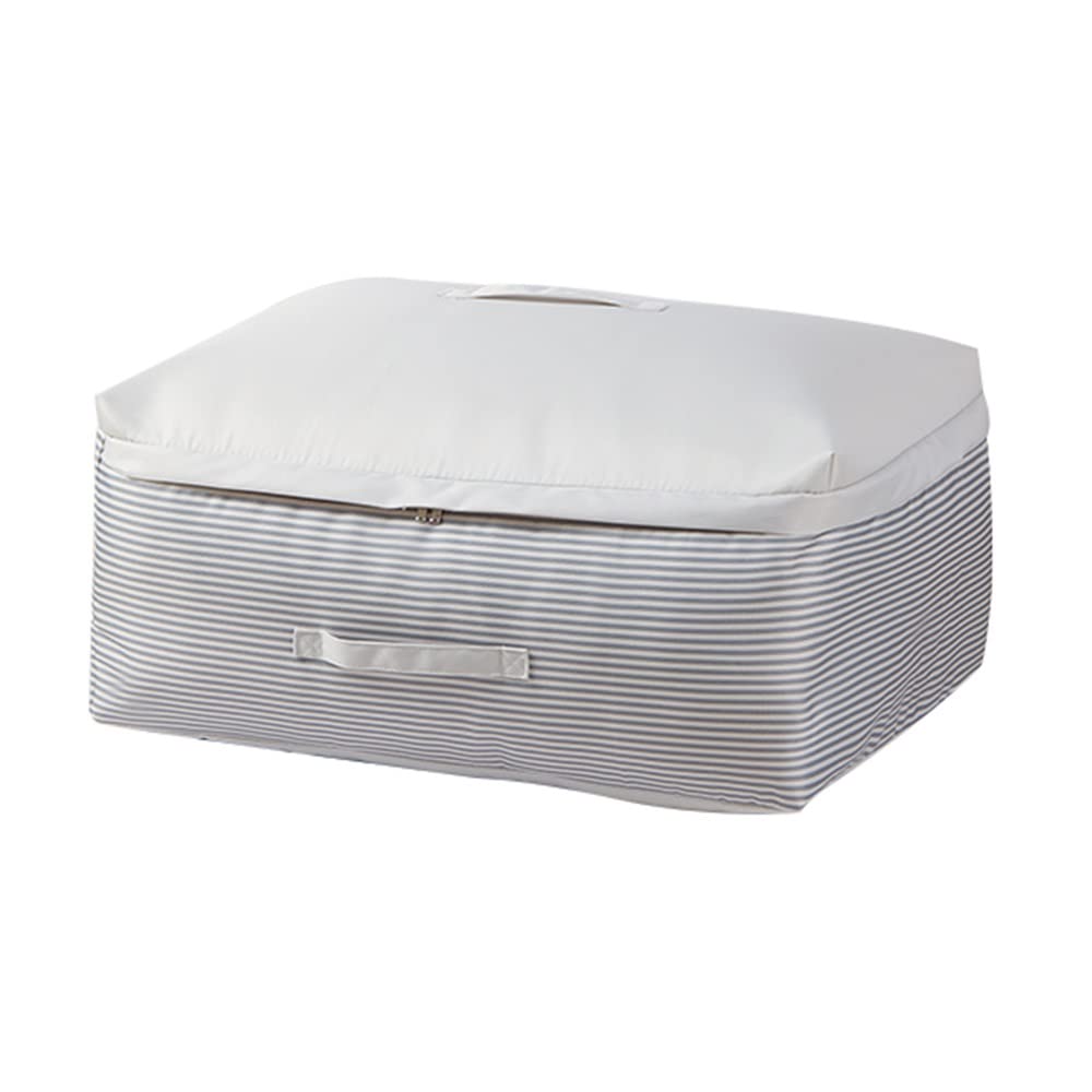 ETRGFTHU Quilt Storage Bag Home Clothes Arrangement Moving Travel Bags Under-bed Storage Box Environmentally Friendly And Tasteless Washable(C,63cm*48cm*28cm)