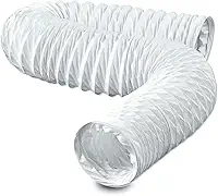 Duto PVC 125mm 5 Polegadas 3 Metros Flexível Para Ar Condicionado Portátil