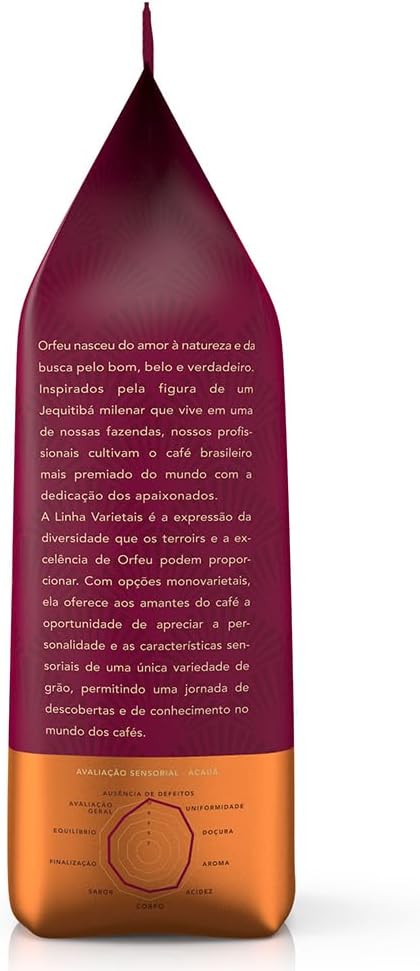 Café Acauã Orfeu em Grãos, 100% Arabica 250g