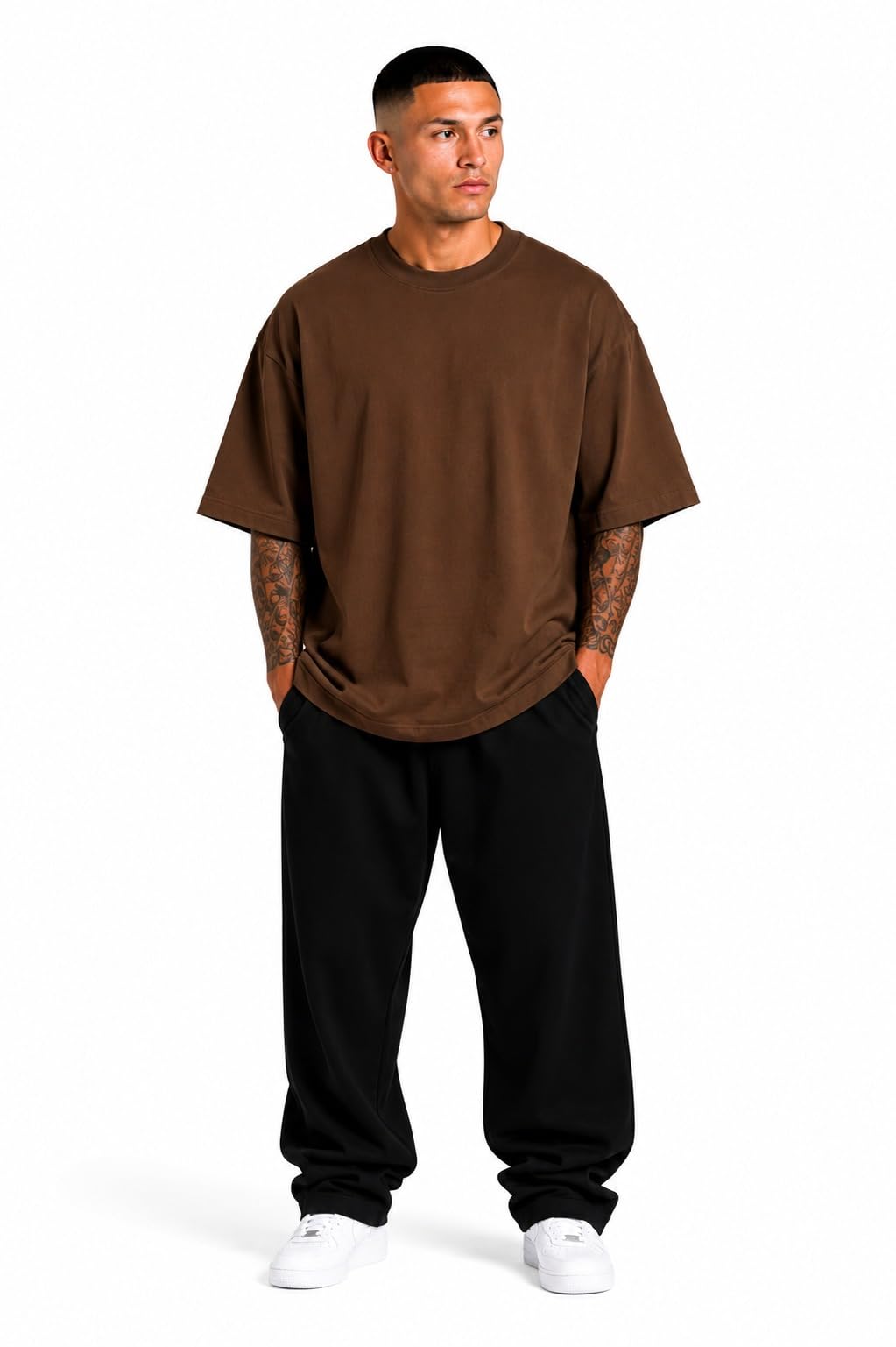 Unisex Brown T-Shirt Retro Graphic Print XS-7XL-image-21