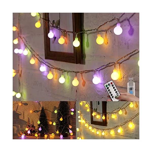 Minetom globe string lights