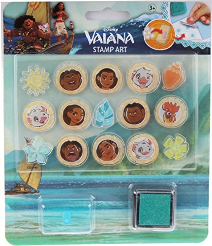 Preisvergleich Produktbild Disney Vaiana VA17268 Stempelset, Mehrfarbig