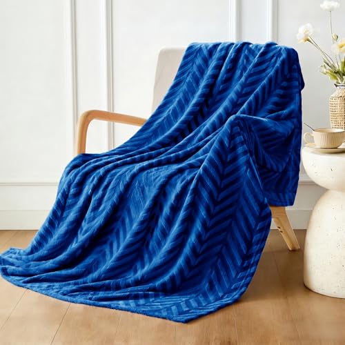 Whale Flotilla Flannel Fleece Throw Blanket for...