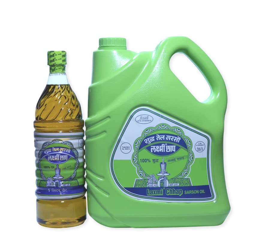 Laxmi Chhap Oil Combo Pack Of 5 Liter And 1 Liter Premium Pure Mustard Oil (B0B9CHPZ6Z) Amazon Price History, Amazon Price Tracker