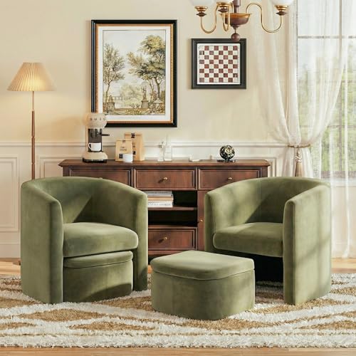 COLAMY Morden Velvet Living Room Side Chair with...