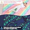 Softan Kids Unicorns Throw Blanket Glow in The Dark, Kids Blanket Gifts for Girls & Boys, Soft Cozy Flannel Luminous Unicorns Blanket for Sofa Couch Bed, Christmas Birthday Gift, 50x60IN #2