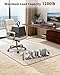 Soimeat Hard Frosted Office Chair Mat for High Pile Carpet and Hardwood Floor, 32