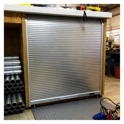 Custom Tambour Door for Kitchen Cabinet, Plastic Small Roll Up Folding Doors, Reusable Cupboards Replacement Gate for Cabinets/Closet