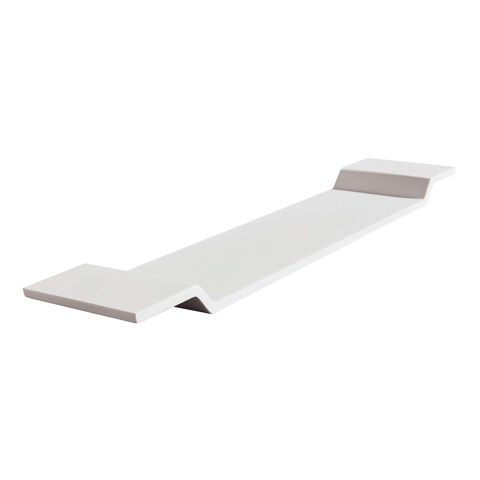 BERNSTEIN - Plateau de baignoire, Tablette Bain, Pont Baignoire en fonte minérale 85x16cm Blanc mat - PB4208