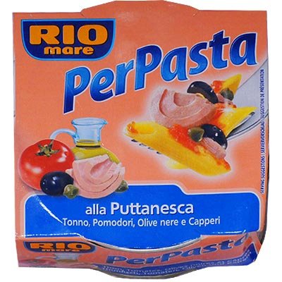 Rio Mare Puttanesca Thunfisch in Olivenöl 320 gr. für Kochliebhaber zur Seite zumessen