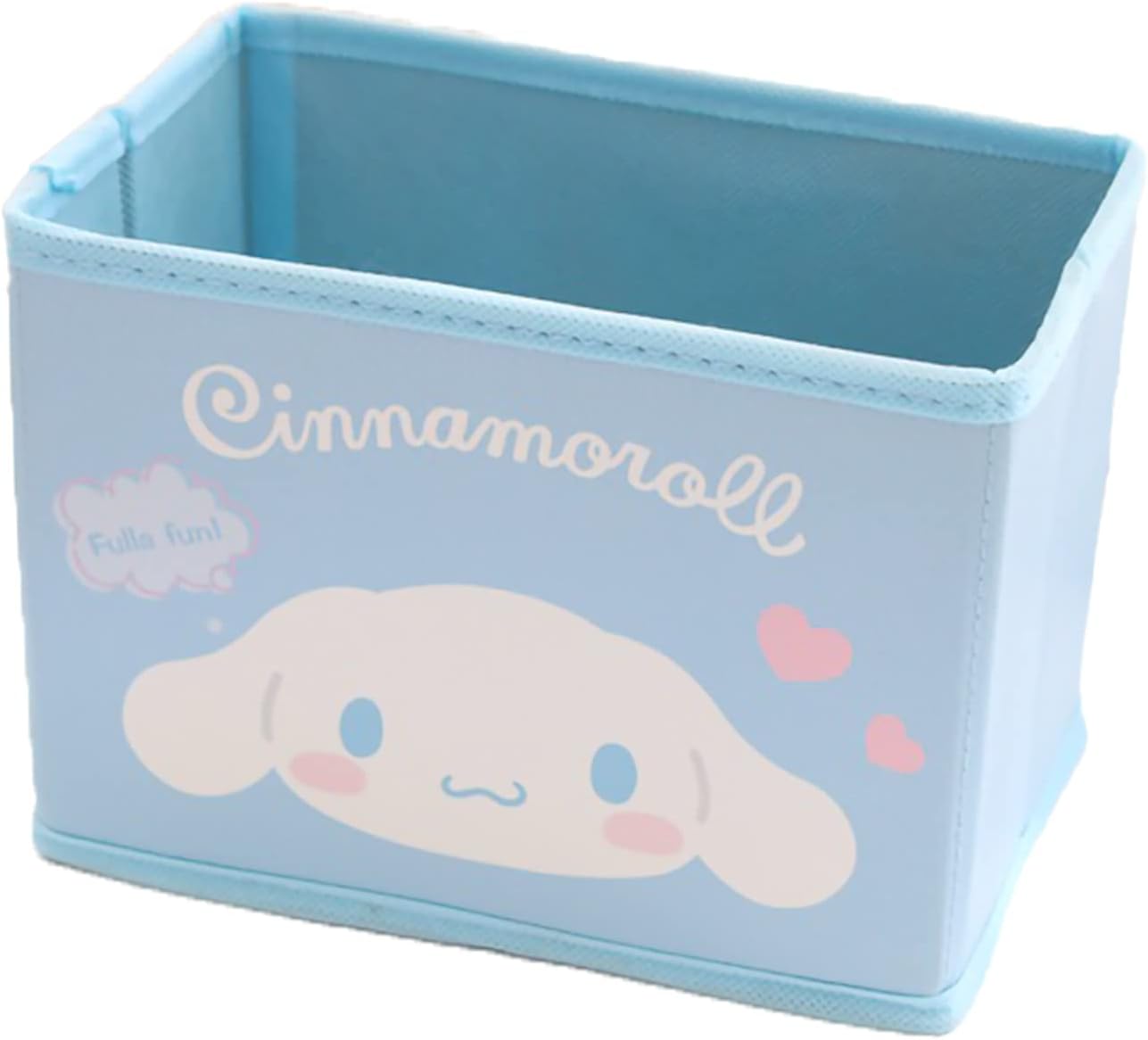 Cinnamoroll Collapsible Storage Bin, Cute Storage Box Foldable Baskets Kawaii Office Desk Organizer Cute Room Decor