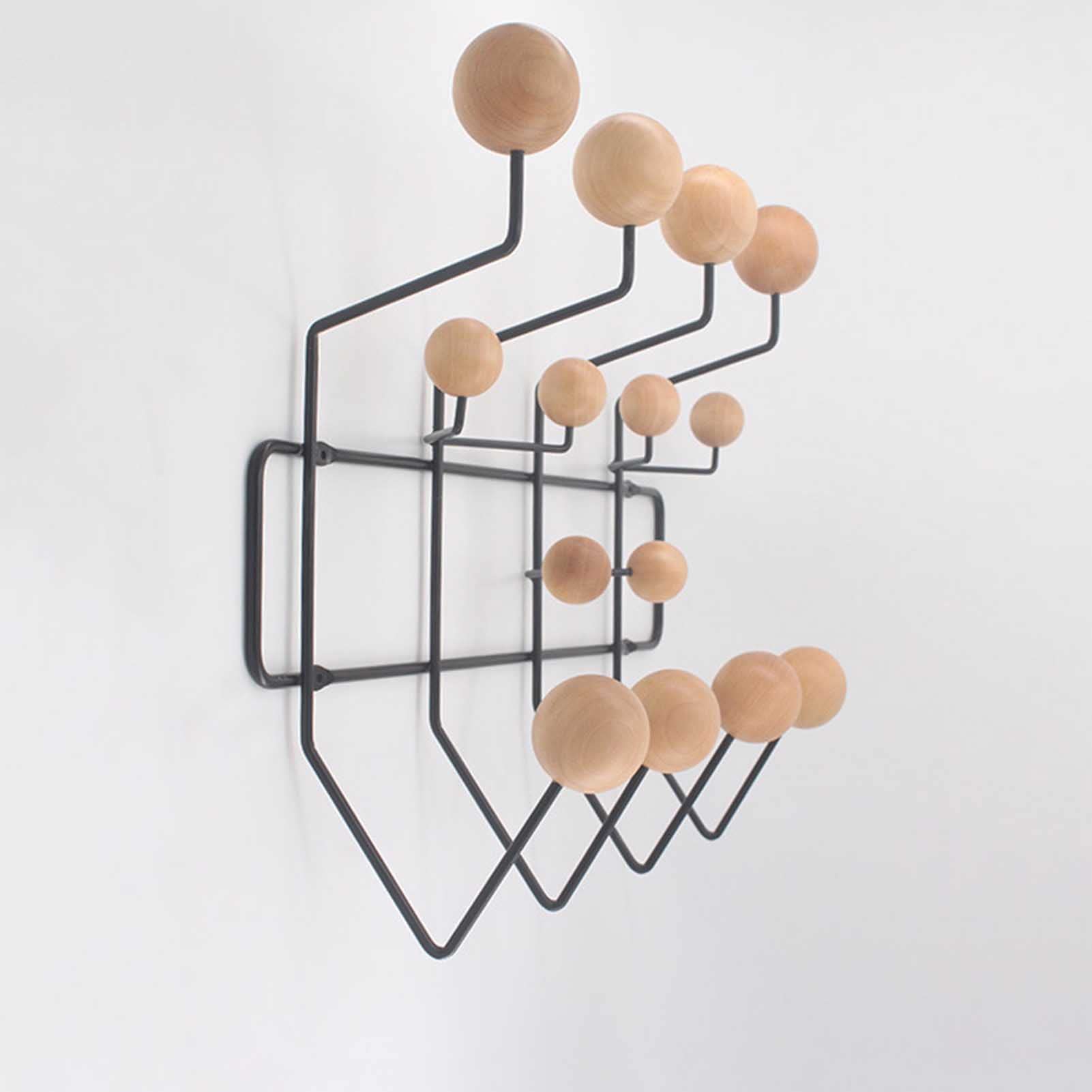 Perchero infantil montado en la pared | Gancho de pared para mochila, toalla y abrigo | Ideal para dormitorio, sala de juegos y decoración de baño