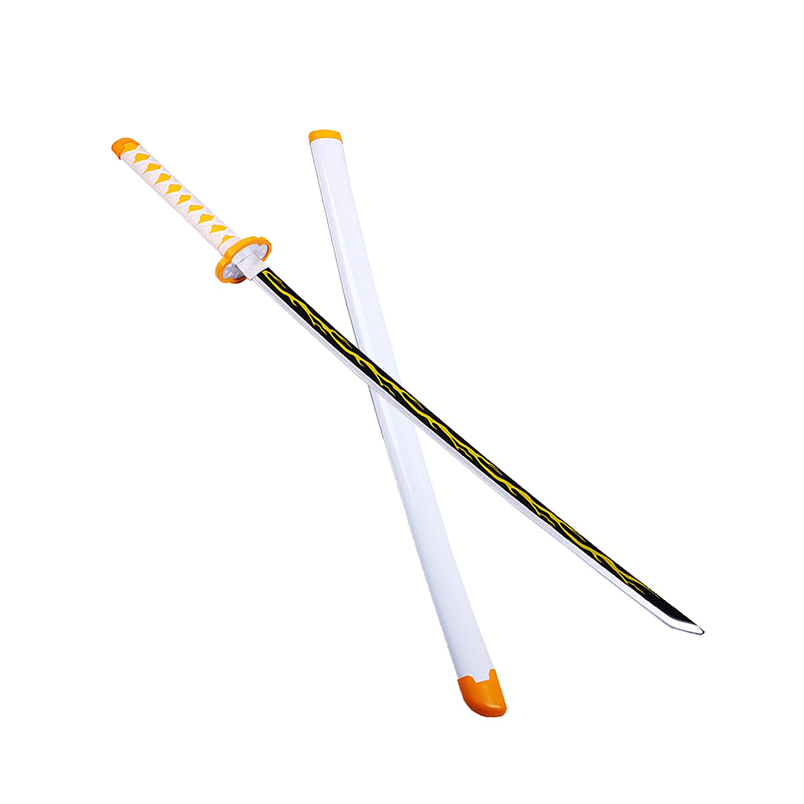 Buy SXNYC Demon Slayer Sword Zenitsu Wooden Swords For Adults Samurai 