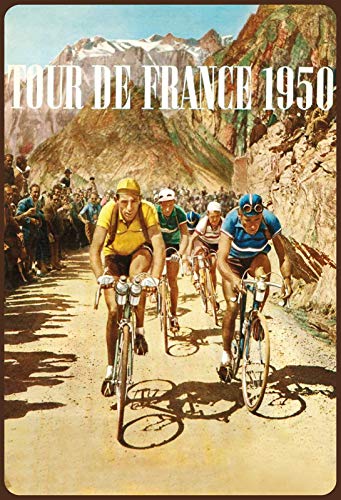 Schatzmix 1950 Plaque Murale en métal Motif Tour de France 20 x 30 cm Cover