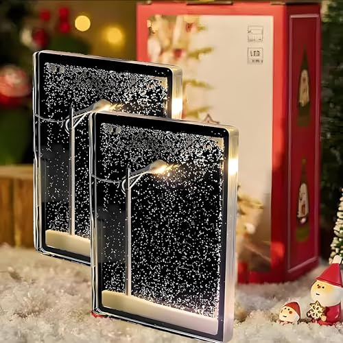 Snowy Night Street Lamp DIY Materials Street Flowing Lamp, Snowy Lamp, Snowy Lamp Night, Snowy Street light, New Handmade DIY Ch