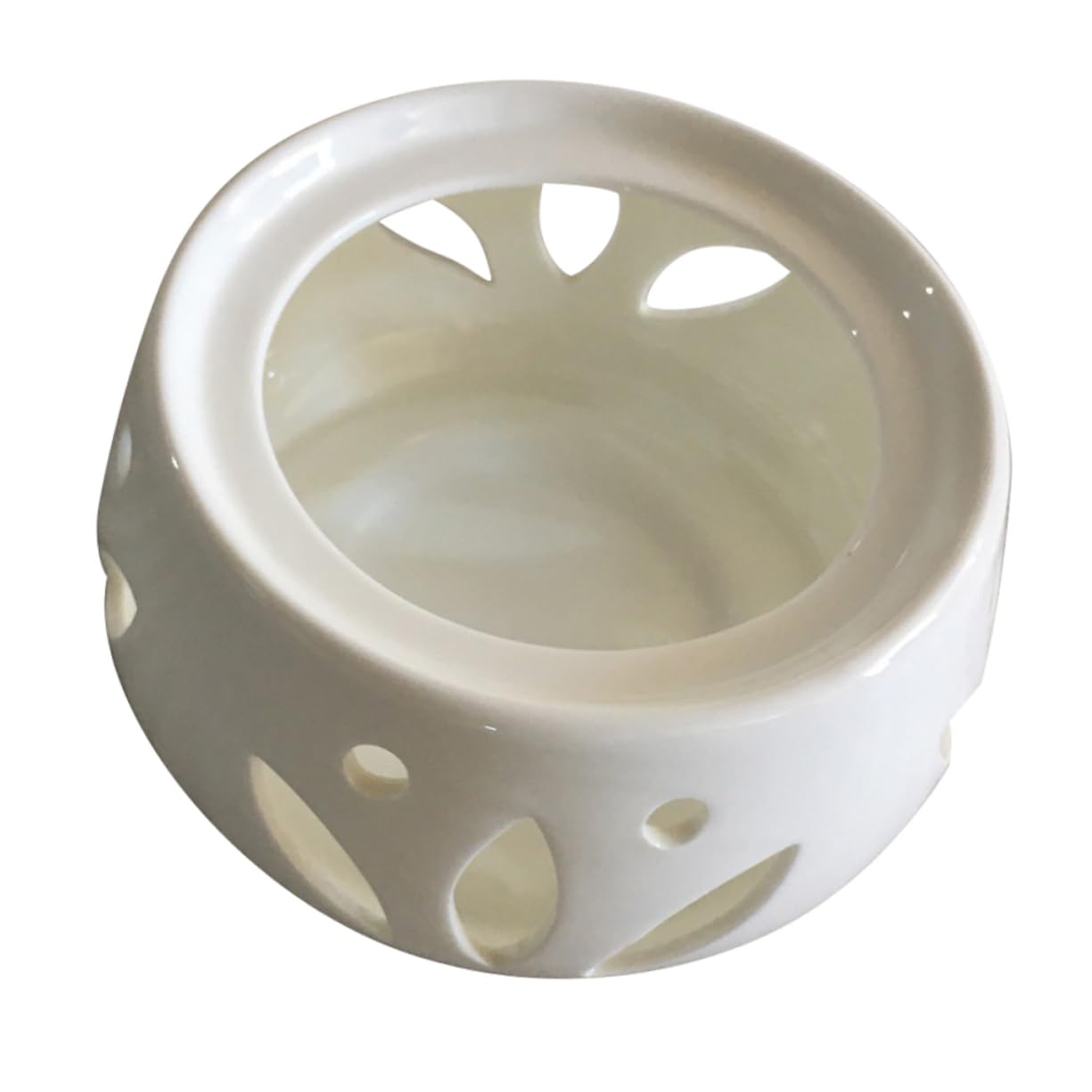 Alipis 1Pc Ceramic Tea Warmer and Stove Candle Holder for Teapots and Hot Pots and Easy to Clean Elegant Design Essential for Tea Lovers