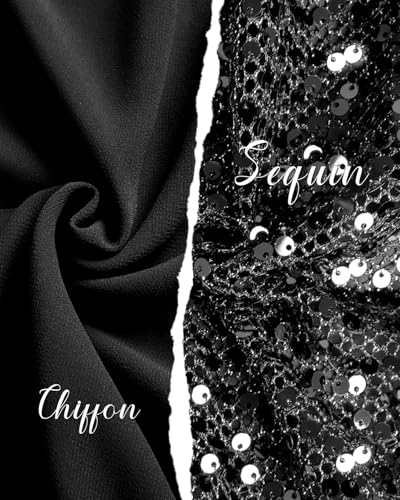 Pinup Fashion Women Plus Size Formal Dresses - Sequin Evening Gowns Wedding Guest Prom Long Dress2