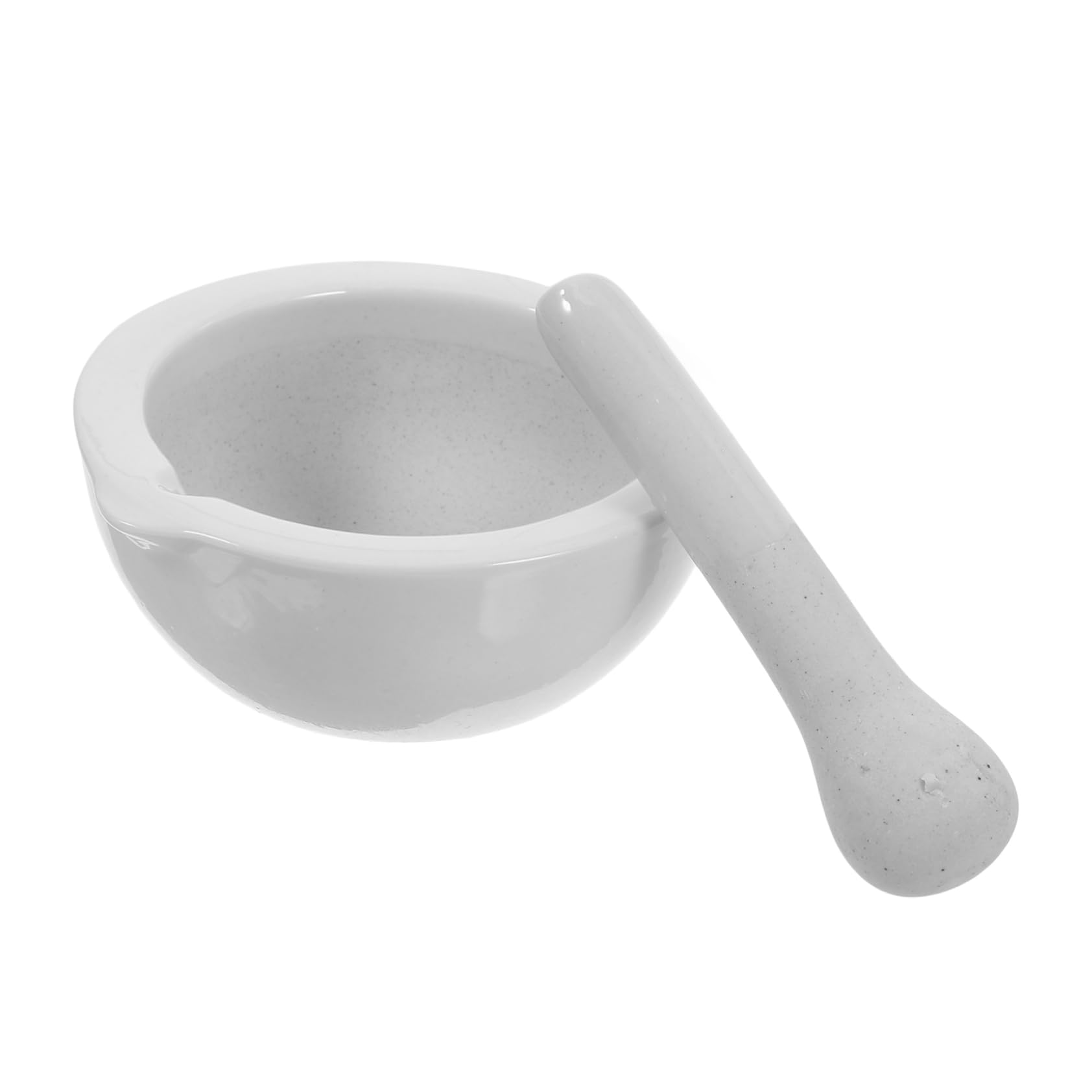 CIYODO Essential Ceramic and Pestle Set Porcelain Grinding Bowl Easy Handling