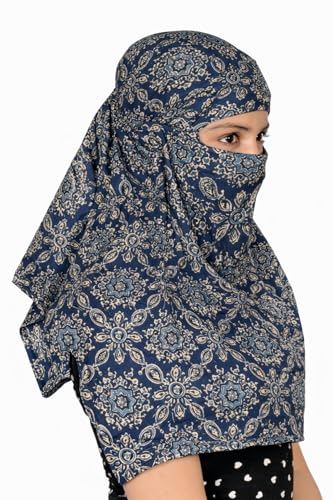 Image of Scarf For Girls 100% Pure Cotton Hand Block Printed Square