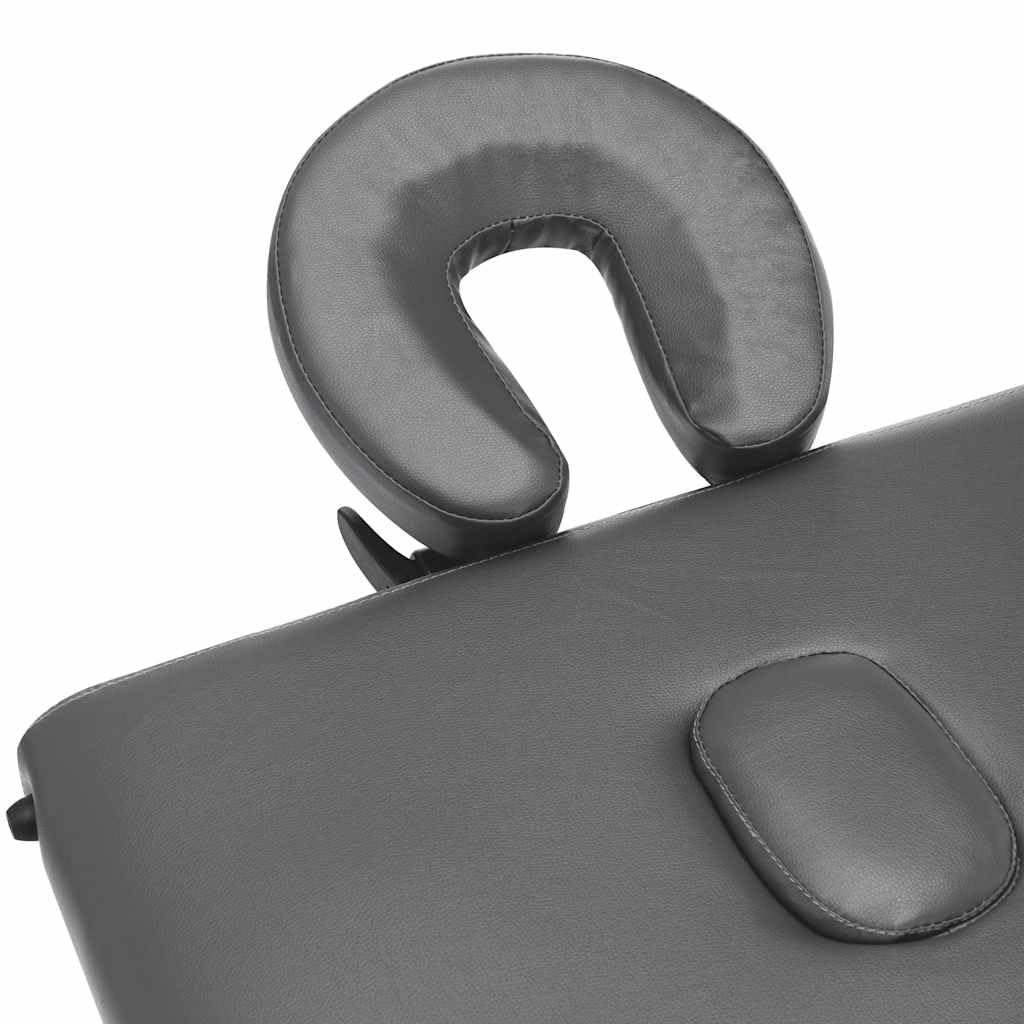 Massageliege klappbar 3-Zonen 186x68 cm mit Holzgestell und Tragetasche, Kosmetikliege für Massage Physiotherapie