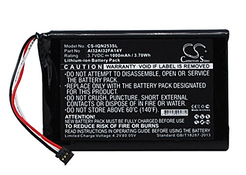 BORNMIO Replacement for Garmin Nuvi 2589LMT 5-inch Nuvi 2599LMT Nuvi 2599LMT 5-inch Nuvi 2599LMTHD AI32AI32FA14Y Battery