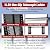 findmall 14.5FT / 4.4M Aluminum Telescopic Ladder Folding Step Inward Sliding Retraction Extension Ladder Multi-Use Non-Slip Collapsible Ladder
