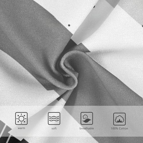 KLL Black and White Stripes Toddler Boy Cotton Athletic Underwear Cute Undies3