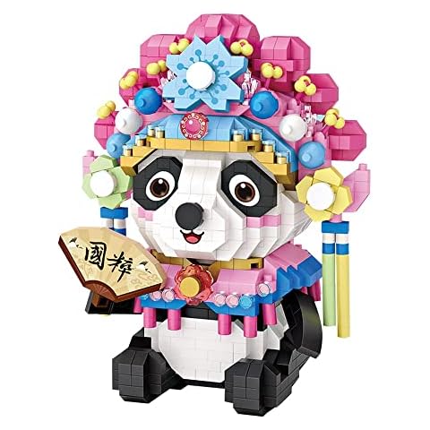 LOZ MINI Blocks Kids Building ToysBricks Grils Puzzle Chinese Tradition Culture Beijing Opera Panda 9265 8101 8102 8107 Cover