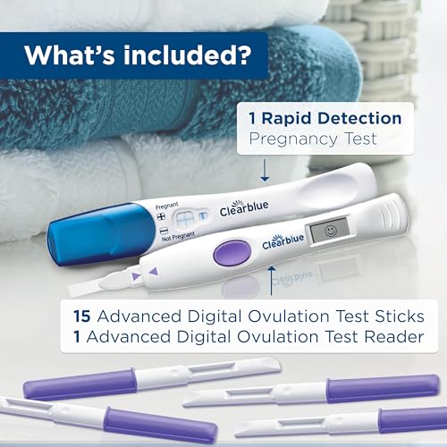clearblue advanced digital ovulation test kit 16 ct