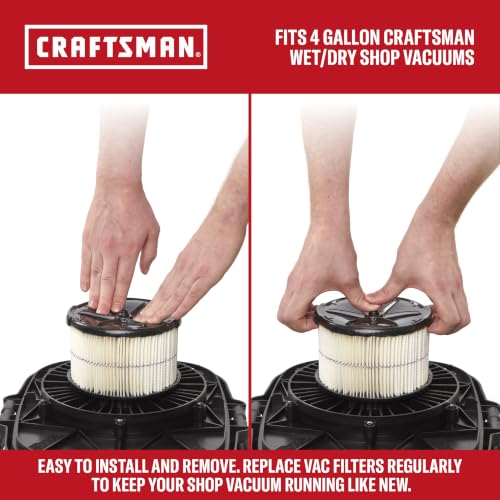 CRAFTSMAN CMXZVBE38741 Genuine 4 Gal. General Purpose Wet Dry Vac Filter - image 3