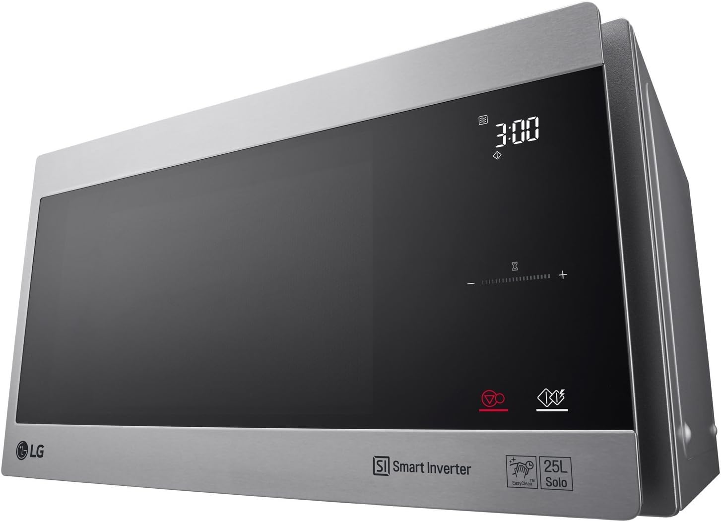LG MS2595CIS Mikrowelle 25 Liter 1000 W Smart Inverter Technologie Silber