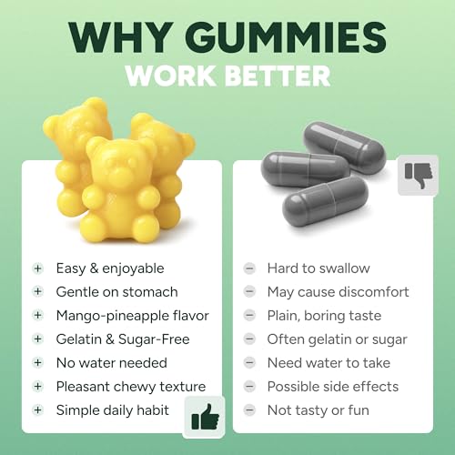 GLP-1 Support Gummies – Sugar-Free Appetite & Craving Control Supplement with Berberine, Cinnamon, Turmeric, Garcinia & Raspberry Ketones – Digestion, Weight Loss, Carb Blocker, Vegan, Keto - Image 5