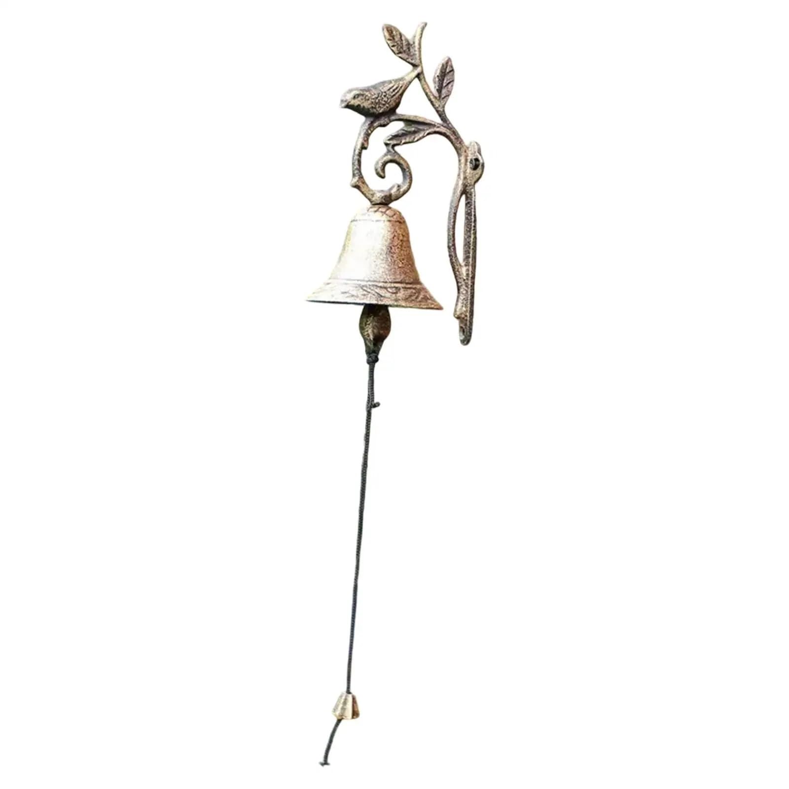 Cast Iron Dinner Bell for Home, Door, Bar