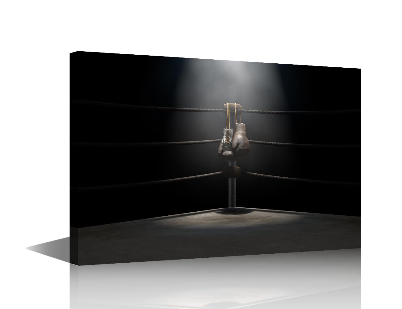Wall Art Painting Boxing Glove Inspirational Bedroom Living Room Wall Decor Successful Concept Framed Office Modern Boxing Glove Pictures Canvas Prints Artwork for Bathroom Decorations 18x12 in