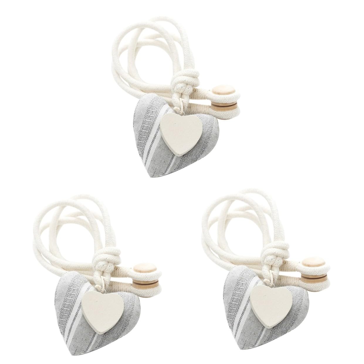 Amosfun 3pièces Embrasse à Rideaux Magnétique Cœur Attache Décorative pour Rideaux De Style Rétro Pratique Et Facile à Utiliser Idéale pour Salon Chambre Et Bureau