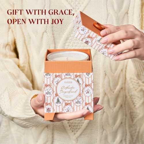 Bougie parfumée Noël pain d'épices cadeaux de Noël de soja 210g - 7
