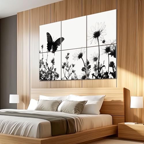 Paquete de 6 paneles acústicos decorativos absorbentes de sonido con diseño de naturaleza, 72x48 pulgadas miniatura 5