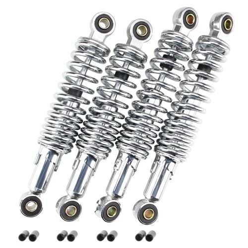 Stoßdämpfer Tieferlegung Set chrom 240 mm + 260 mm kompatibel mit Simson Schwalbe KR51 Star Stoßdämpfer Tieferlegung Set chrom 240 mm + 260 mm kompatibel mit Simson Schwalbe KR51 Star
