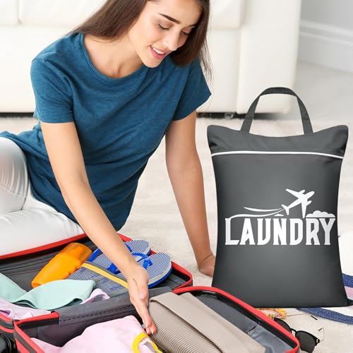 Foldable Clothes Organizer - Waterproof Laundry Sack, Travel Garment Pouch | Portable Wet Swimsuit Bag for Dorm Gym Yoga Bath Packing, Outdoor Esentials for Camping Trip College Gear Storage3