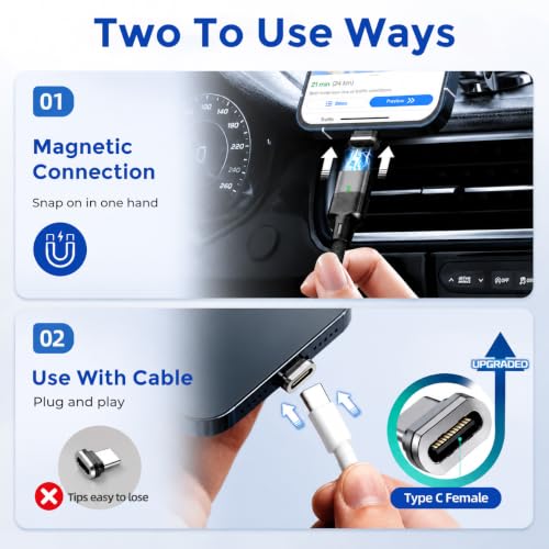 Image of Verilux 240W PD 3.1 USB C to USB C Cable 6FT Snap On Charging Cord