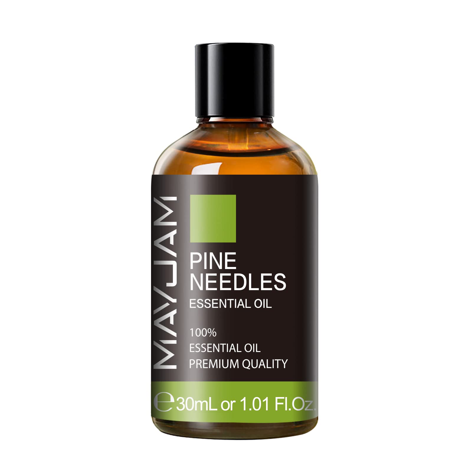 MAYJAM Pine Needles Essential Oil 30ML, Pure Essential Oils for Massage, Diffusers, Pine Needles Oil for Soap Candle Making (1.01FL.OZ Bottle)
