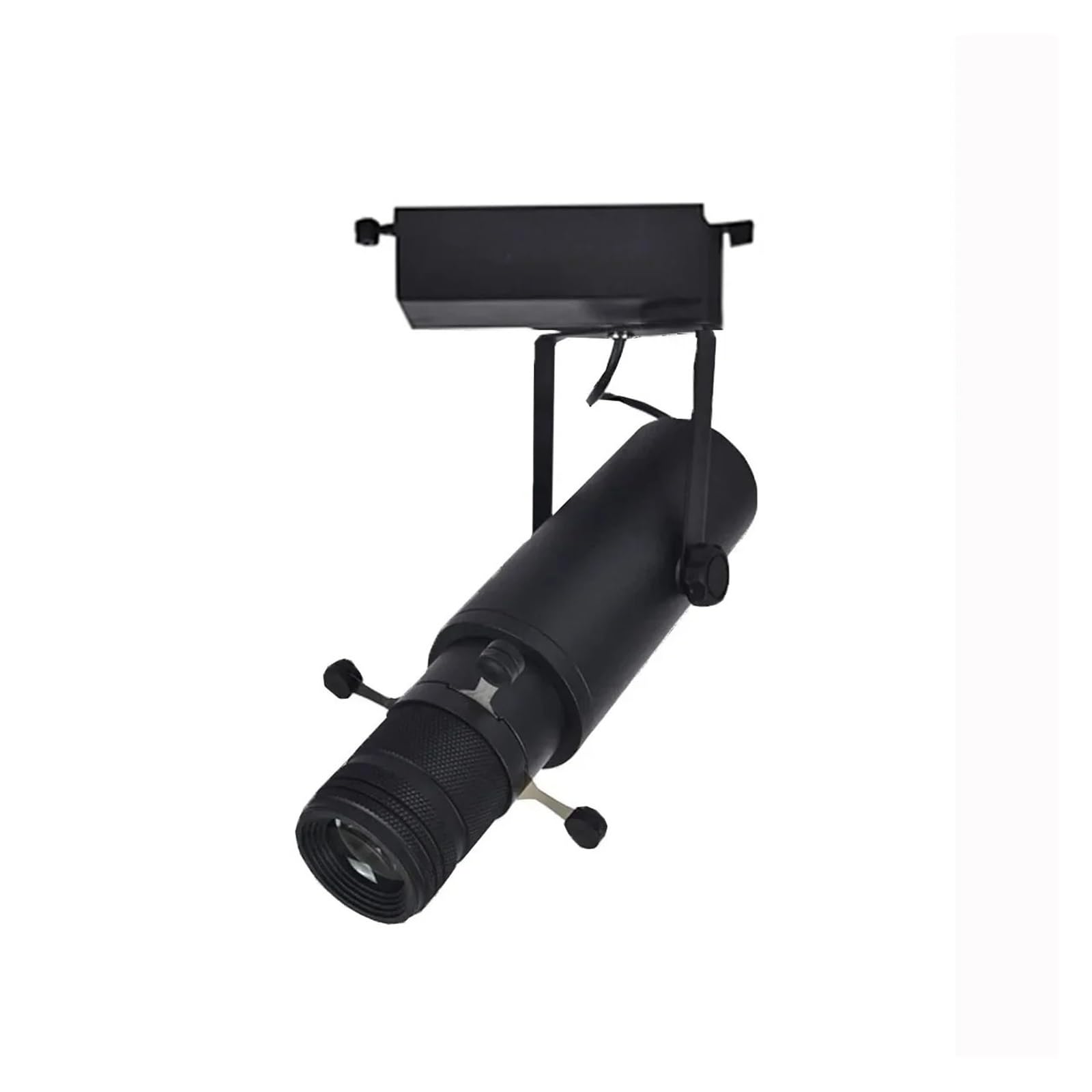 Faretto da binario a LED quadrato regolabile da 5W, 10W e 15W for grafica, decorazione d'interni for musei, gallerie d'arte e dipinti.(7W,BLACK TRACK LIGHT_6000K)
