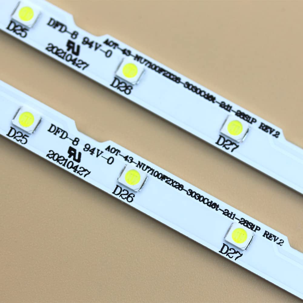 BN96-45954A UE43NU7100U Pieza de Repuesto de TV con Tira de retroiluminación LED para 43NU7100F UE43NU7100 UE43NU7120U UE43NU7170U UN43NU7100 UE43NU7120 UE43NU7170 BN61-15482A