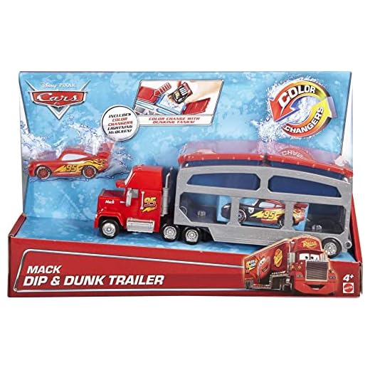 Disney Cars color change transportador de coches de juguete (Mattel CKD34)