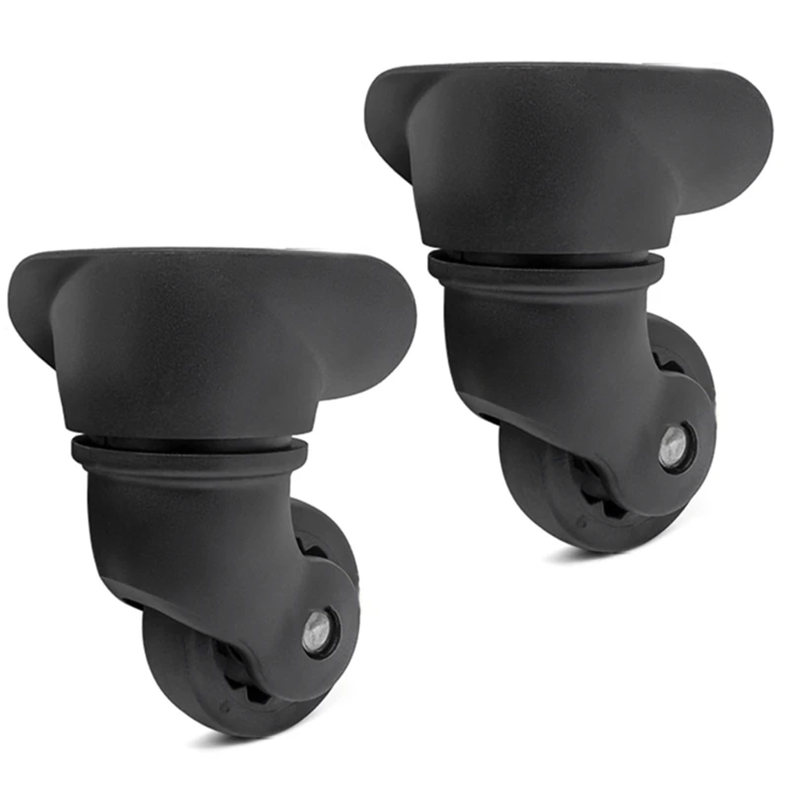 GYEQXKT 360° Swivel Luggage Replacement Wheels - 1 Pair Rolling Spinner Caster for Travel Suitcases - Compatible with Most Rolling Luggage (W196)